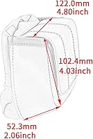 Vista 6 de HDBUBALUS Bolsa de herramientas para guantera de carenados de pierna ventilada inferior para Harley Road King Street Glide 2014-2018