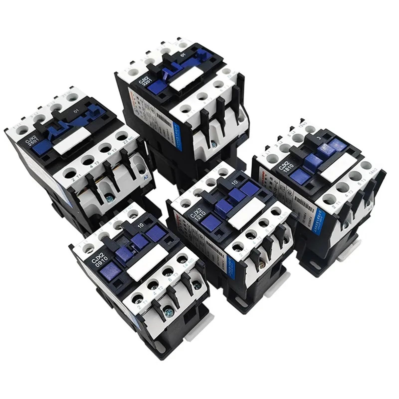 Contacteur CA haute isolation triphasé 380V CJX2 norme industrielle boîtier ignifugé - 8