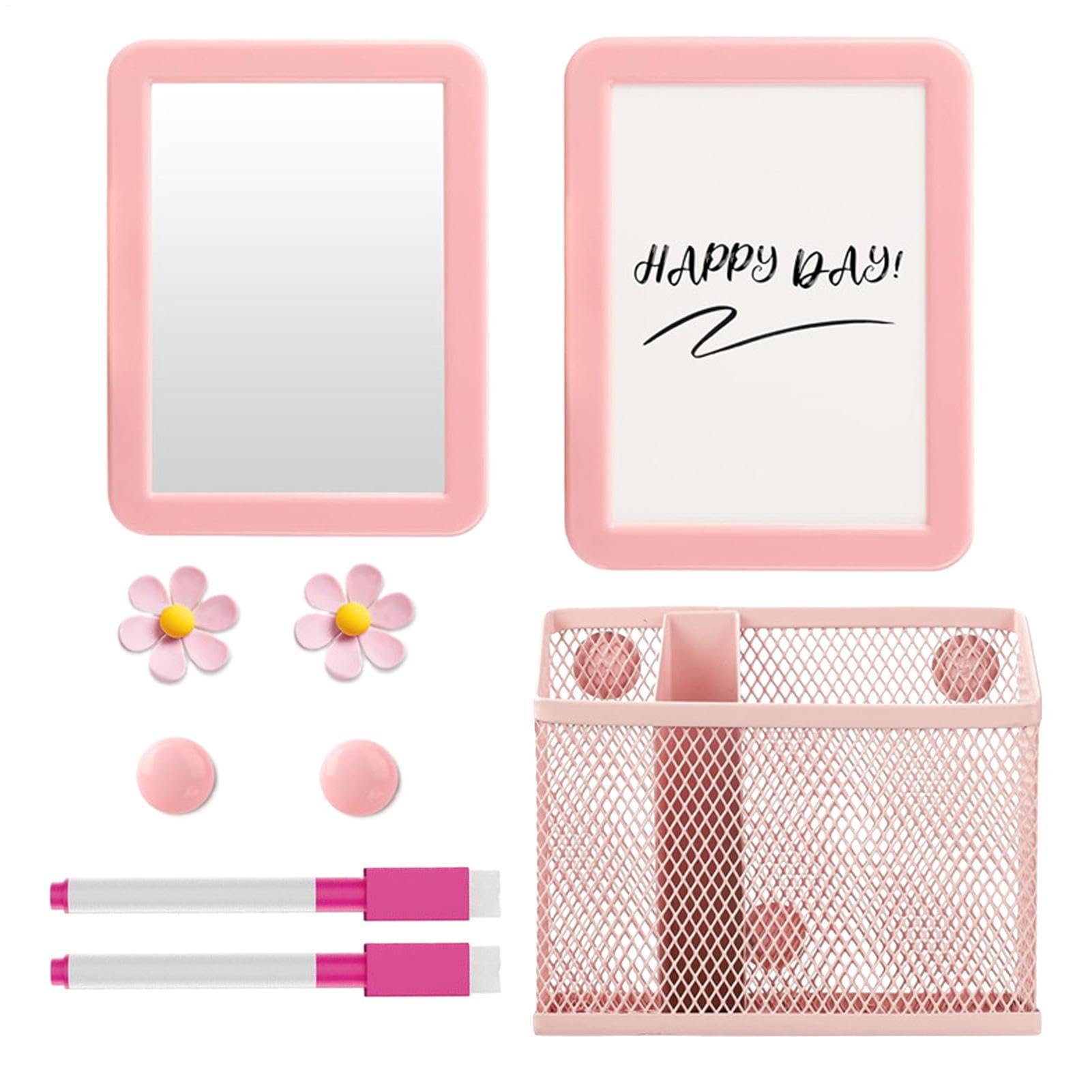 Locker Accessories with Mirror Whiteboard Dry Erase Markers
