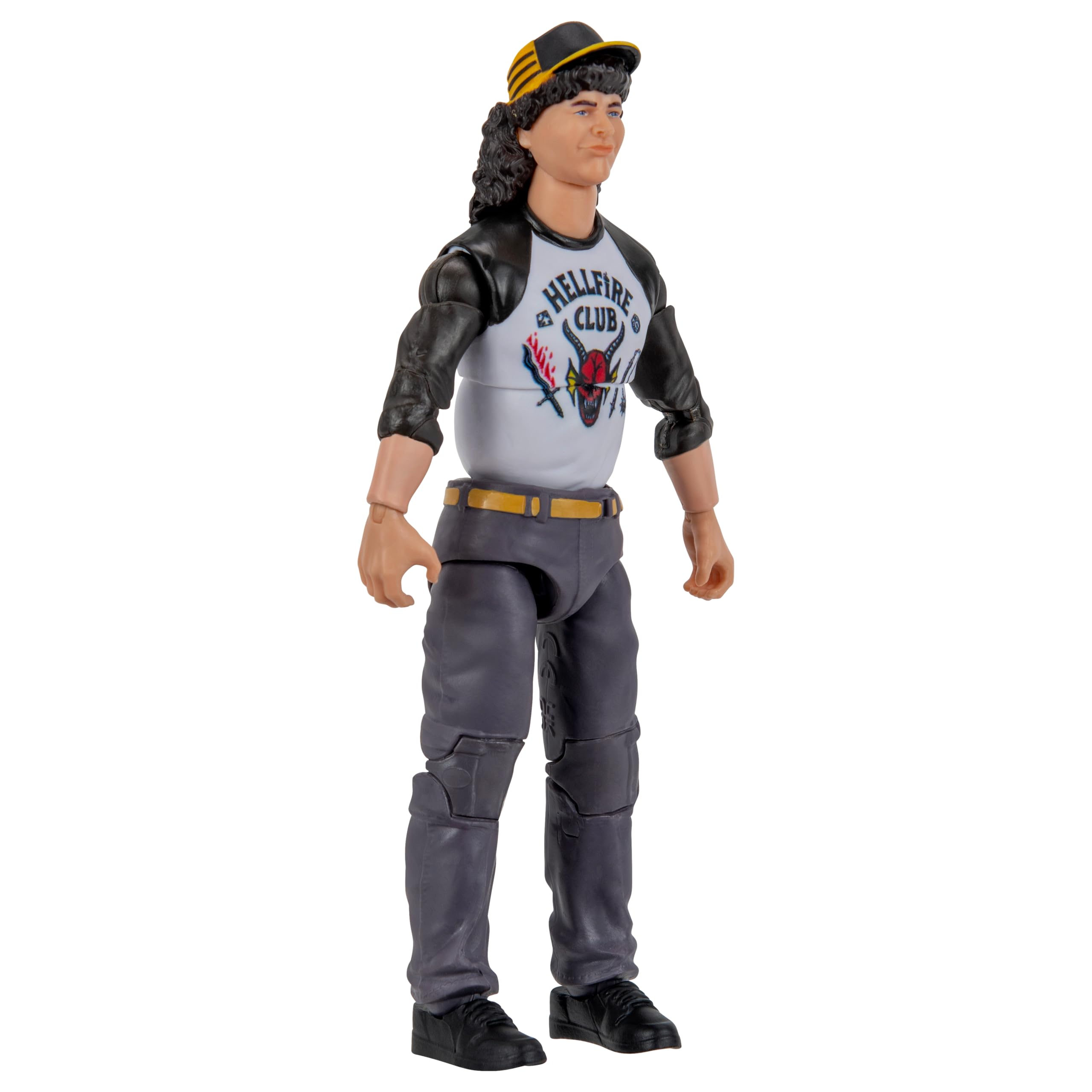 Jazwares Stranger Things - Figura Coleccionable de Dustin Henderson de Stranger Things al revés: Figura de 15 cm Muy Detallada con Ropa Suave y Accesorios únicos.