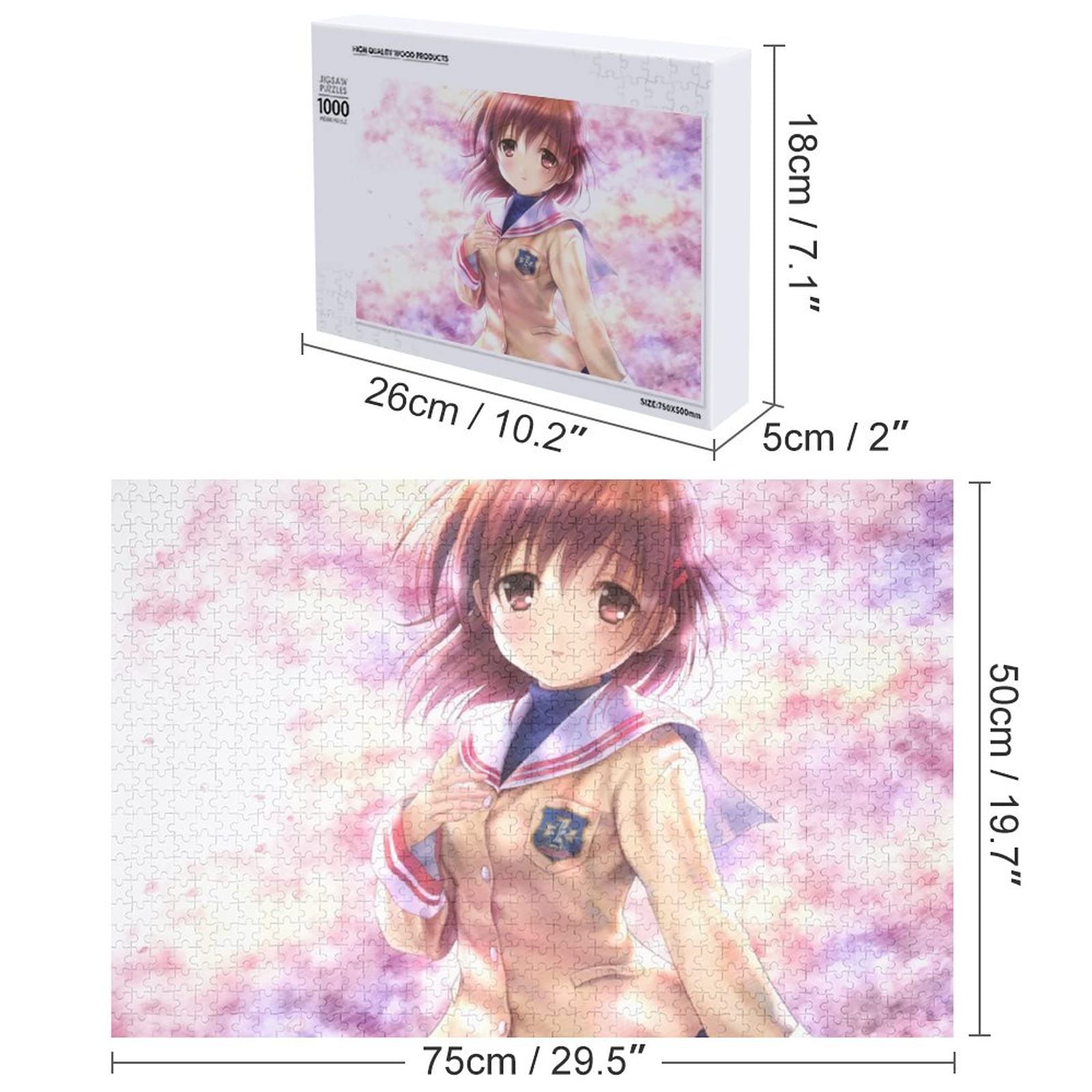 Amazon.co.jp: ジグソーパズル CLANNAD 古河渚 300/500/1000ピース 
