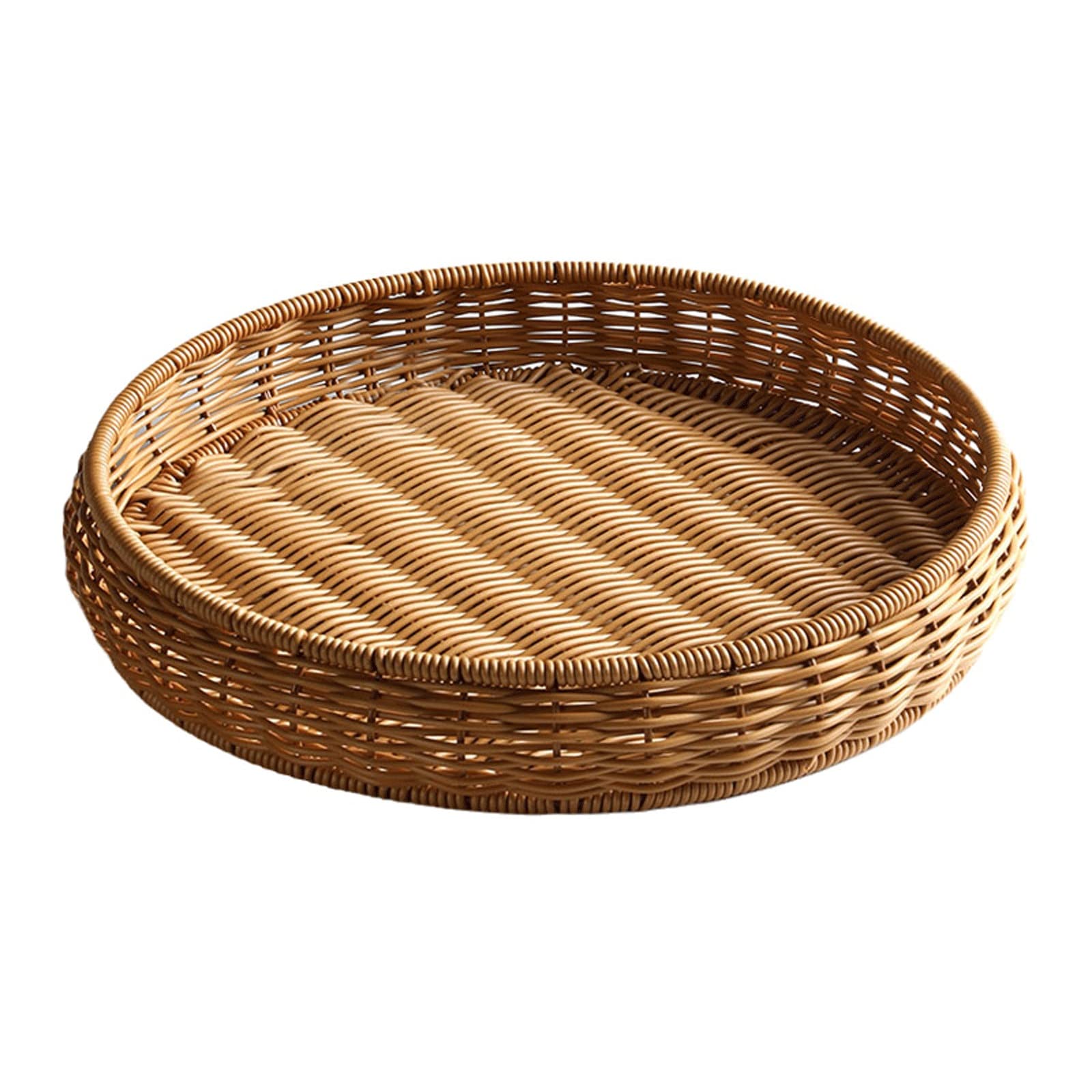 Vassoio da Portata Vassoi da porzione Vassoi Rotondi Vassoi di Frutta Vassoi Multiuso Perfetto for tavolini da caffè Ristorante Cucina Servire Food Home Decor Piatti da Portata (Size : B)