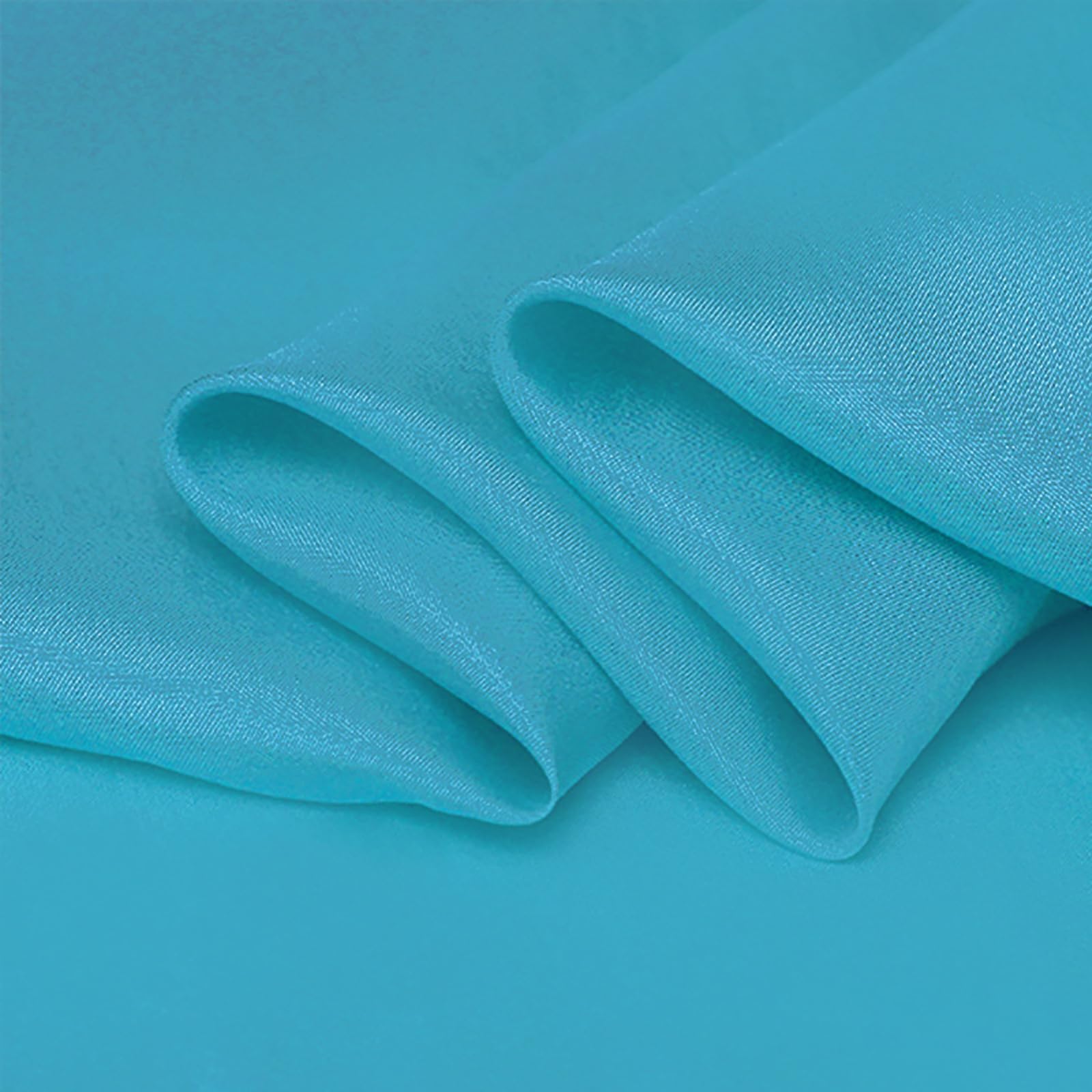 Byitre 8 m/m 100 Pure Mulberry Silk habotai Fabric - Fabric by 2 Yard - Solid Fabrics for Sewing Summer Dresses, Linings, Wedding Dresses, Crafts and DIY(Peacock Blue)