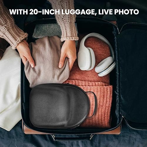 Miniatura 18 de Livelab Funda para sombreros, funda rígida para gorras de béisbol, almacenamiento de sombreros con asa de transporte y correa para el hombro, Azul