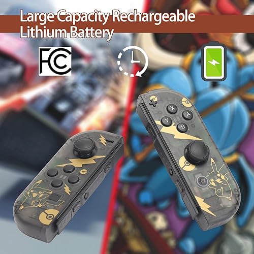 Miniatura 5 de SOUKEYHH Controller for Nintendo Switch, Replacement Switch Controllers with Dual VibrationWake-upScreenshot