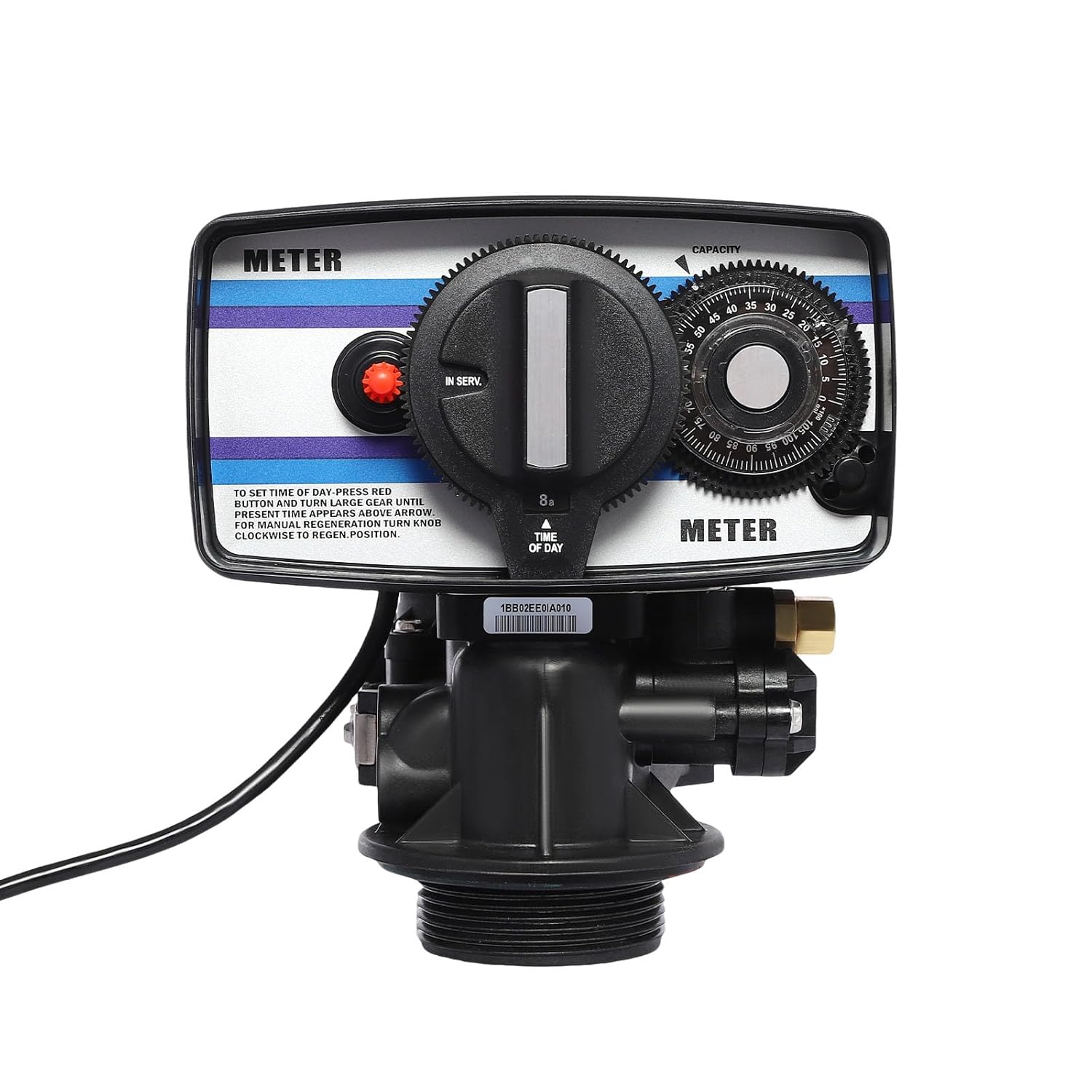 Water Softeners Whole House, Water Softener Head 5600, Flow Type Digital Control Valve for Water Softeners, 110V US Plug