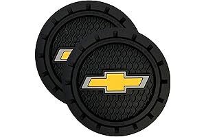 Chevrolet Bowtie Gold Cup Holder Coaster for Supreme Automotive Aesthetics