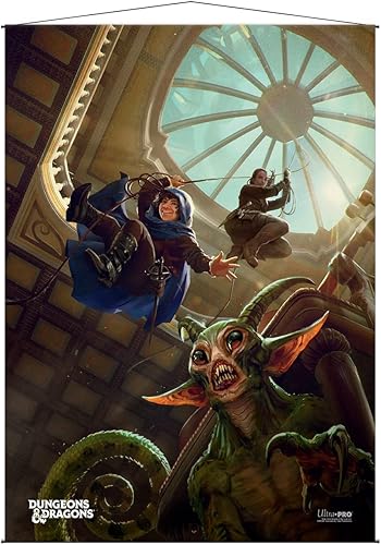 Ultra Pro - Llaves de desplazamiento de pared de Calabozos y Dragones de The Golden Vault - Decoración de habitación, oficina, sala de estar y obras