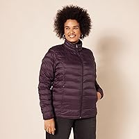 Vista 65 de Yaxa Essentials - Chaqueta acolchada, ligera, de manga larga, resistente al agua y plegable, para mujer (disponible en tallas extragrandes)