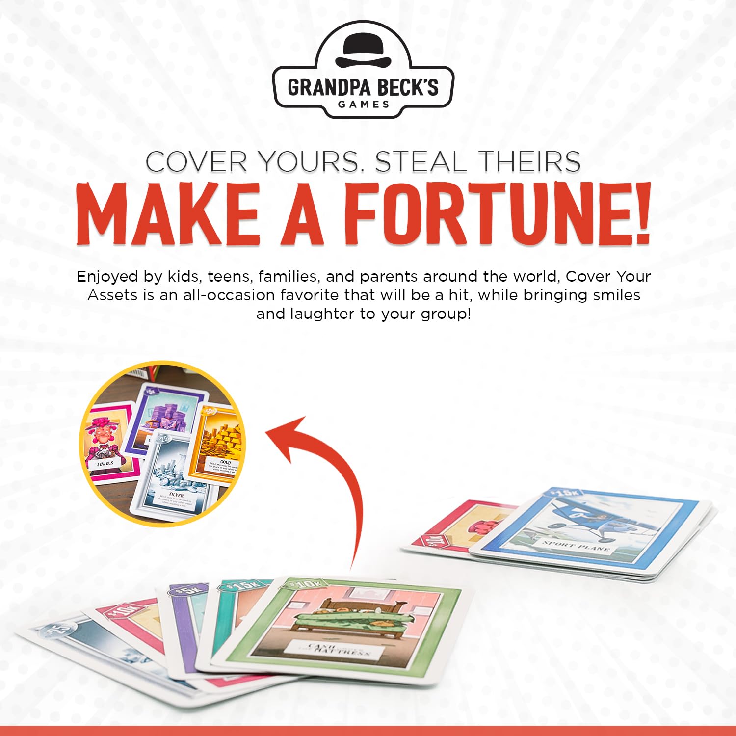 Grandpa Becks Games Cover Your Assets From The Creators Of Skull King Easy To