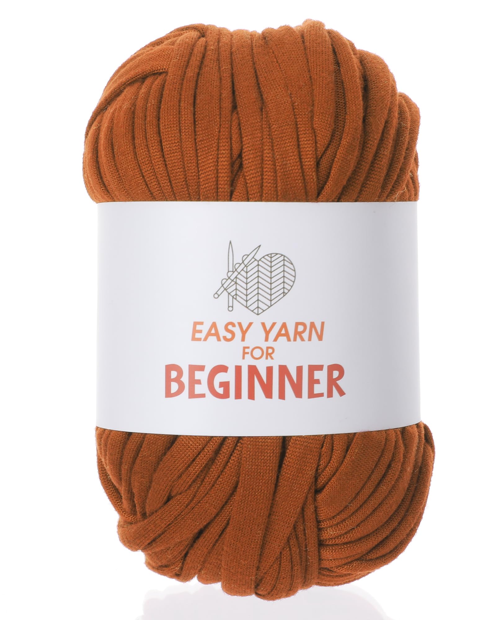 T-Shirt Yarn for Crocheting & Knitting - Chunky Thick Yarn for Bags, Blankets, Cushions, Slippers & More - 100g (3.5oz), DIY Handmade Knitting Gift