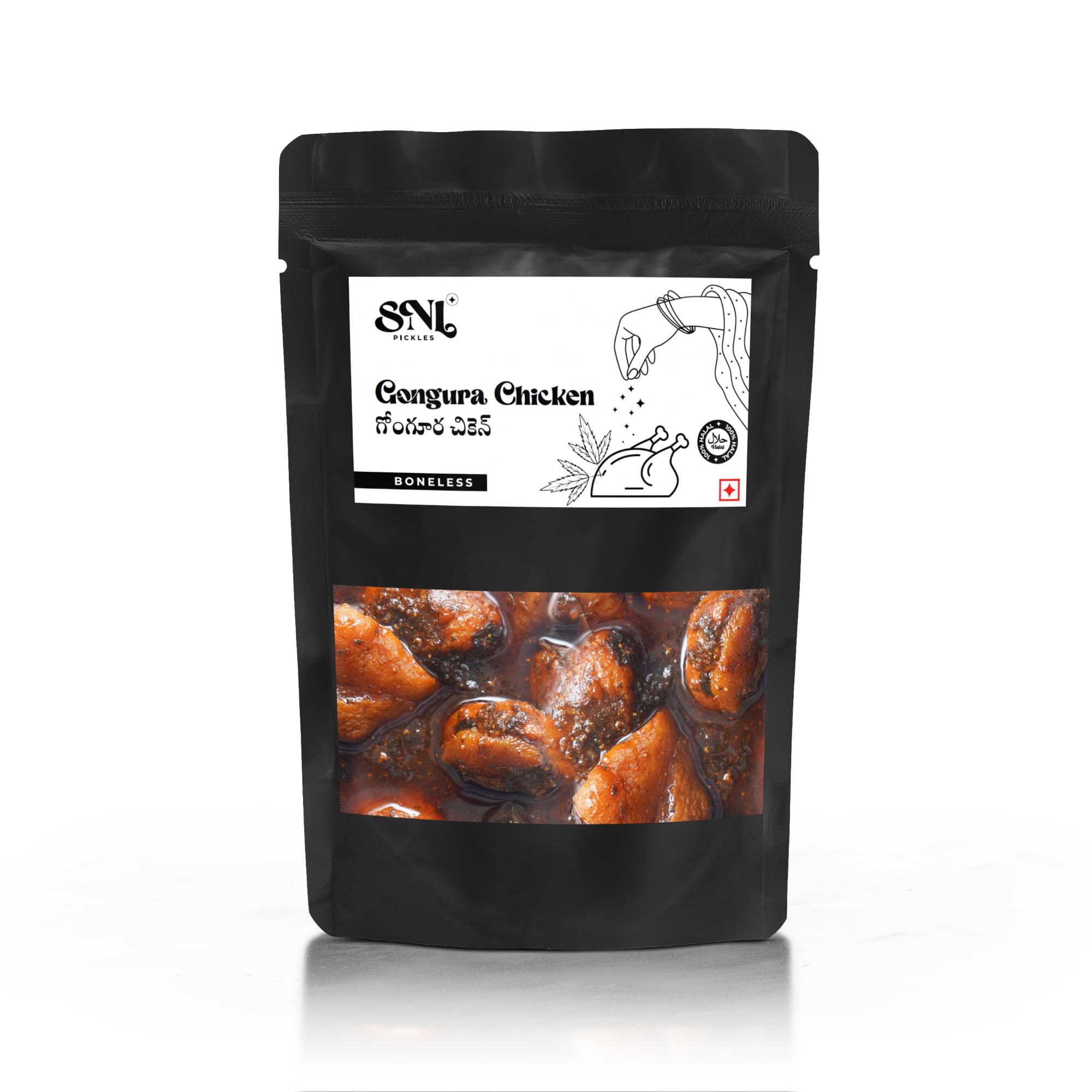 SNL Gongura Chicken Pickle (250g) - Homemade Delight from Andhra, Authentic flavours, No Added Flavors or Colors (B0CK8L617K) Amazon Price History, Amazon Price Tracker