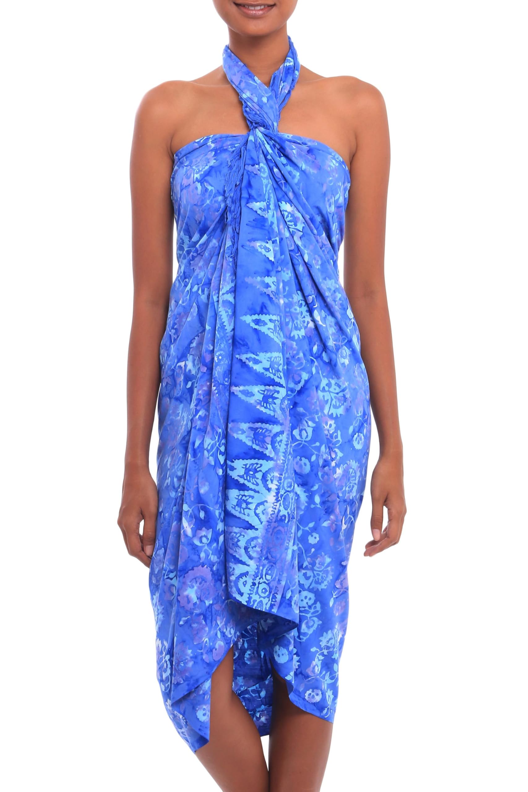 NOVICA Pareo Batik 100% rayón