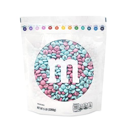 Miniatura 8 de M&M'S - Caramelos de chocolate con leche para bebé (20 unidades), perfectos para fiestas de revelación de género, regalos de fiesta de bebé y