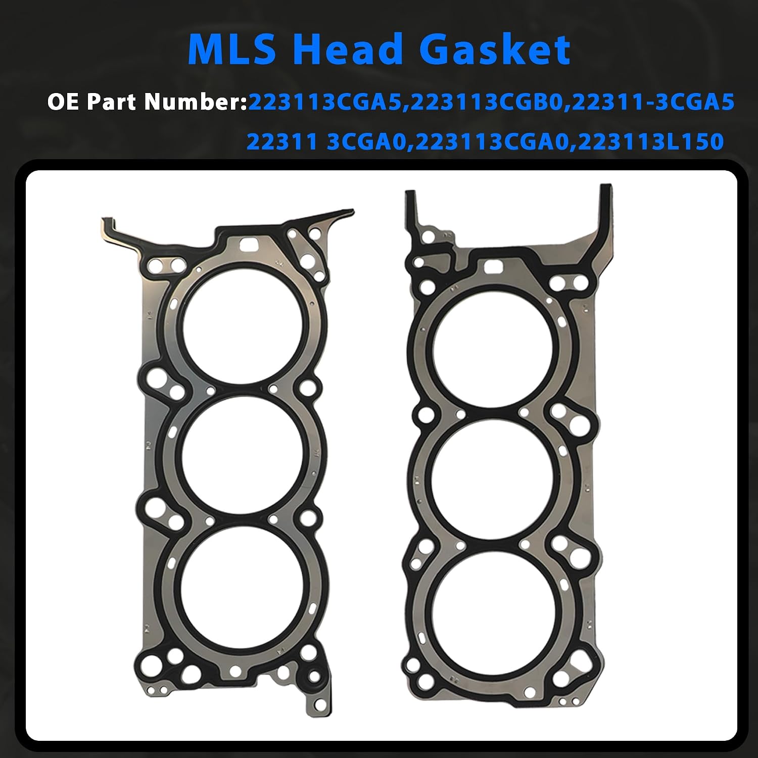 Engine Head Gasket Set Cylinder Head Gasket Kit Fit for Hyundai Azera Santa Fe Kia Sedona Sorento Cadenza 3.3L 3.5L V6 2010-2019 223113CGA0 23113CGB0 223113CGA5
