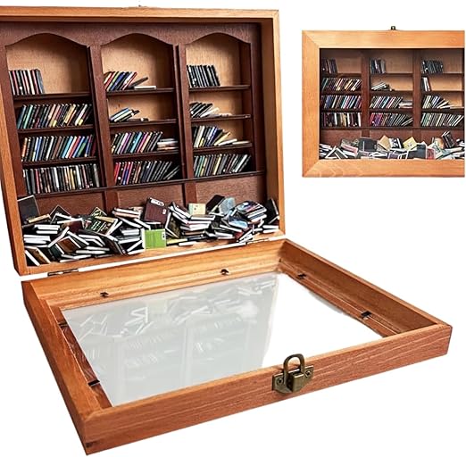 FOTN Anxiety Small Bookshelf,Living Room Decorative,Elf On