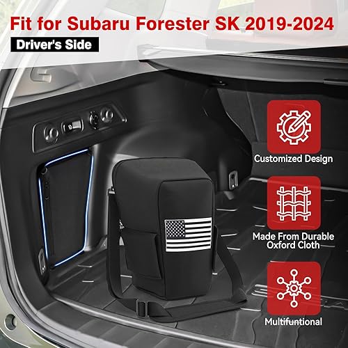 Miniatura 2 de Organizador de maletero de automóvil, almacenamiento lateral del conductor para Forester SK 2019-2024
