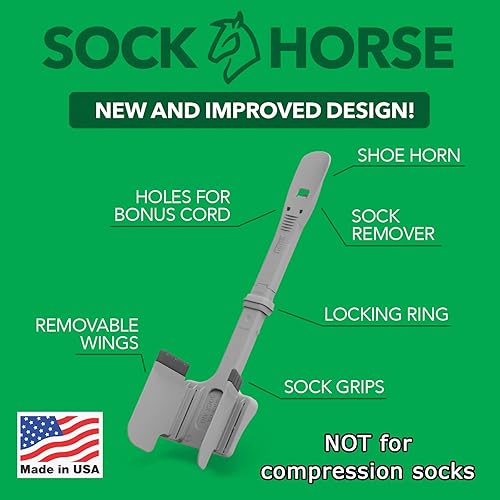 Miniatura 2 de Dispositivo de ayuda para colocar calcetines, SH1, Marrón topo, 1, 1