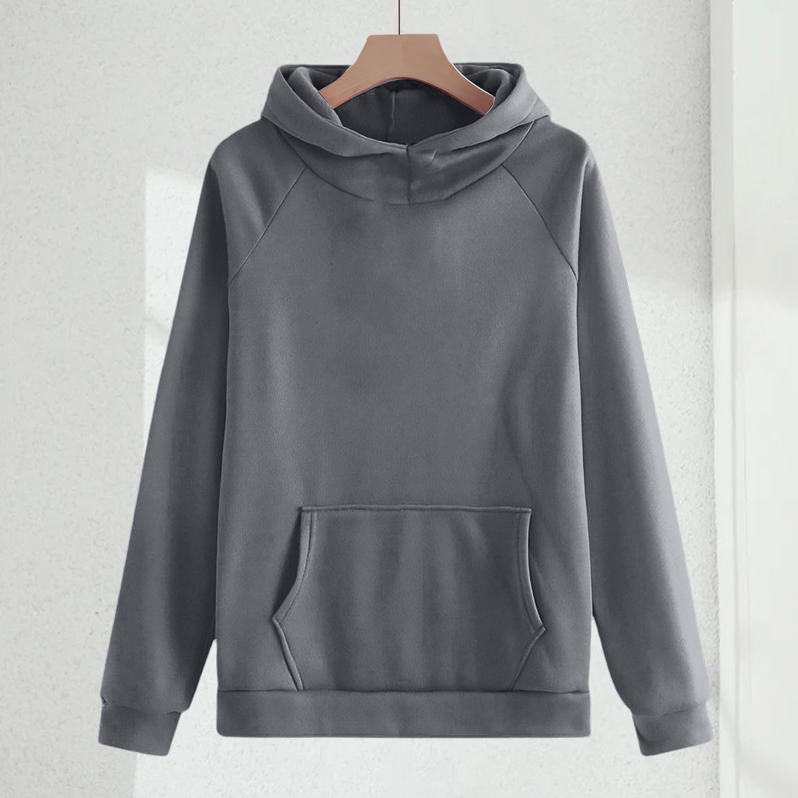 Kinder-Trainingsanzüge, bequemes Freizeithemd und Hose, leicht, lockere Passform, Jogginganzug, einfarbig, langärmelig, 2-teiliges Outfit-Set, Herbst-Winter-Sportanzug mit Taschen