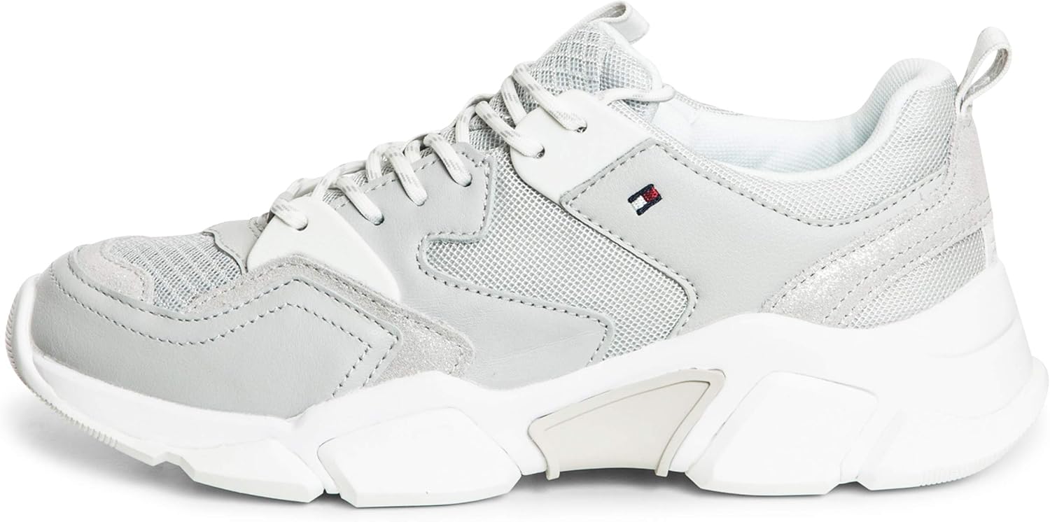 tommy hilfiger chunky glitter trainers
