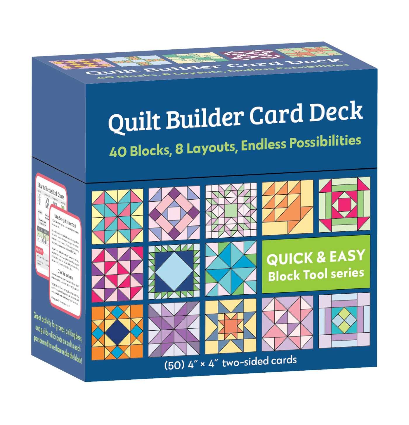 Quilt Builder Card Deck: 40 Blocks, 8 Layouts, Endless Possibilities