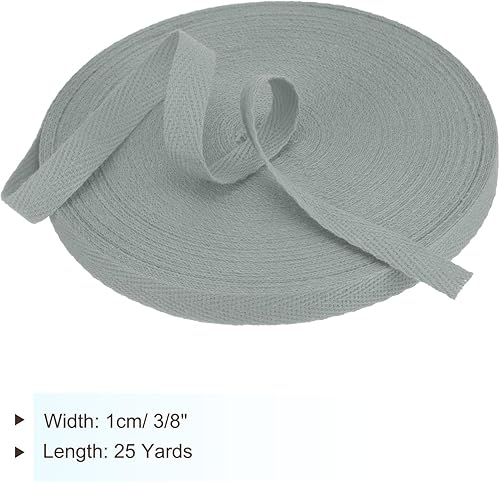Vista 130 de PATIKIL Cinta de sarga de algodón de 3/4 pulgadas, 10 yardas, cinta de encuadernación al bies, cinta de espiga para costura, envoltura de regalos