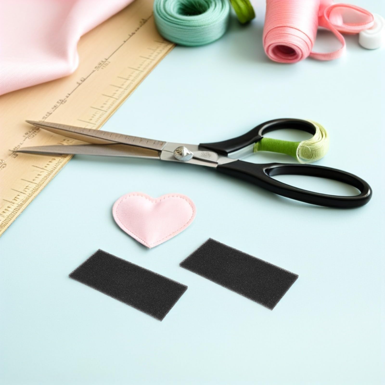Perchas para Pantalones y Faldas Pinzas Antideslizantes de Esponja Negra, Protección contra Arrugas para Secado y Espacios Compactos, Paquete de 1000 Unidades