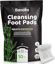 Bandoo Rana Pads - 10 Natural Detox Foot Pads - Deep Cleansing Foot Care - Ancestrally Inspired Plantar Patches for Soothing and Purification Routine