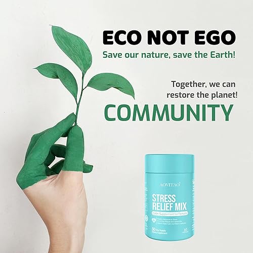 Miniatura 5 de AOVITAO GABA Suplemento para aliviar el estrés, píldora tranquila para la ansiedad, nerviosismo, irritabilidad, fatiga, examen, entrevista, seminario