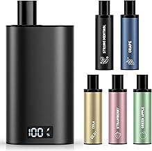 DBL Box Vape Electronic Cigarette, Replaceable Pods, 5 Flavors, 25,000 Suction, Equipped with LED Display, Smoke, Disposable Cartridge, Rechargeable, Portable, Shisha Vape, No Nicotine, No Tar