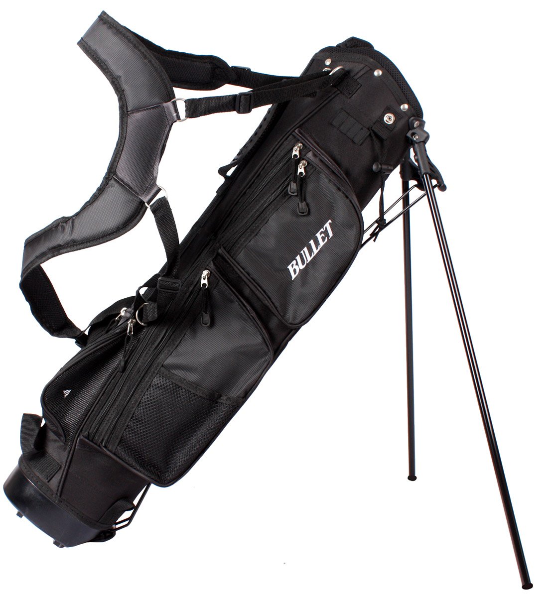 Bullet Sac de golf doté de 6 compartiments Noir
