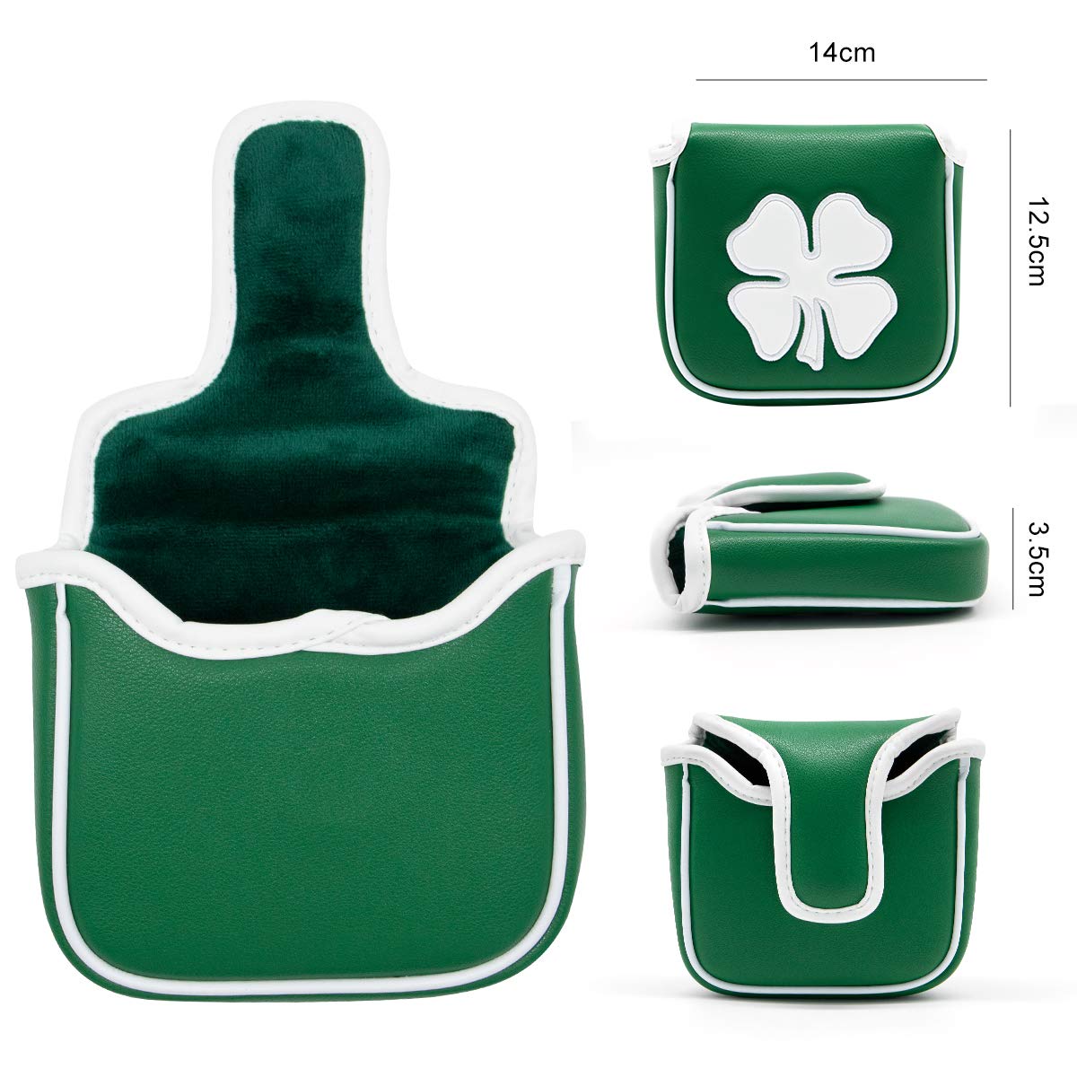 F.C.R.B. - y&amp;m FCRB 22SS PUTTER HEAD COVER KHAKI Golf Mallet Putter Head Covers, Strong Protective Mallet