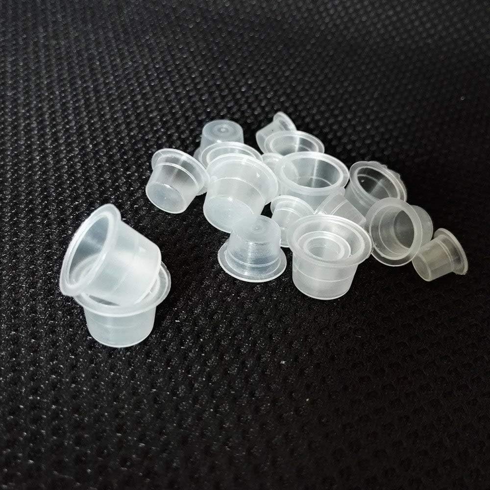 100pcs Microblading Pigment Ink Cups Caps Permanent Makeup Tattoo Medium Holder