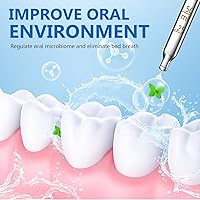 Vista 5 de Tratamiento para el mal aliento para adultos, gotas naturales de acción rápida para refrescar el aliento con protección duradera, solución