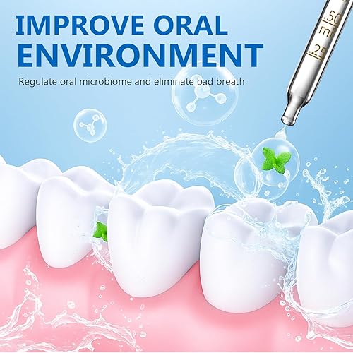 Miniatura 5 de Tratamiento para el mal aliento para adultos, gotas de aliento para aliento fresco, acción rápida, duradera, natural, sin alcohol, aumenta la