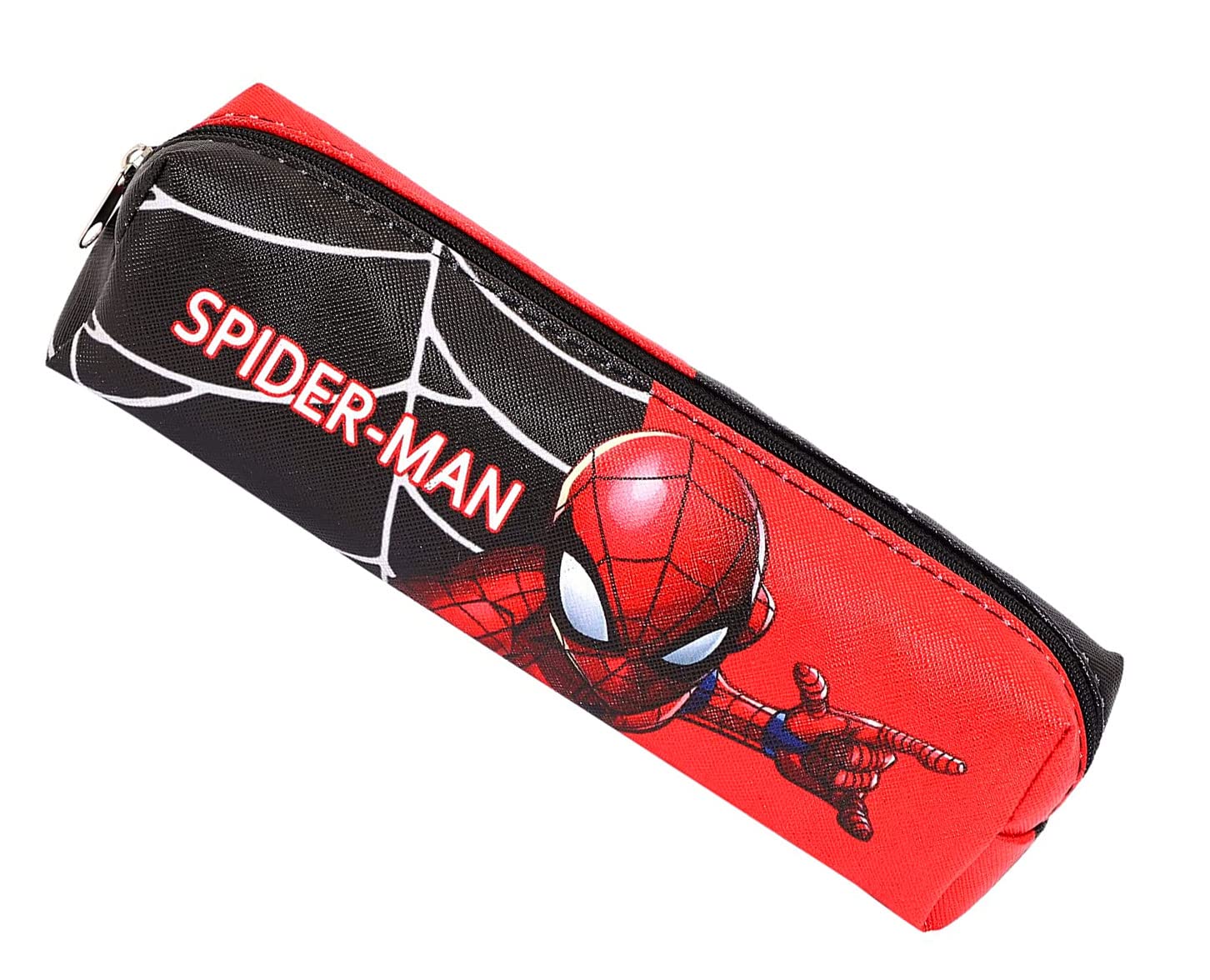 Leather Marvels School Stationery Pencil Pouch For Kids Avengers Geometry Box Case Zipper Closer Waterproof Gift Avenger Lover (Style 2,Spider-Man)-Multicolor-picture-48