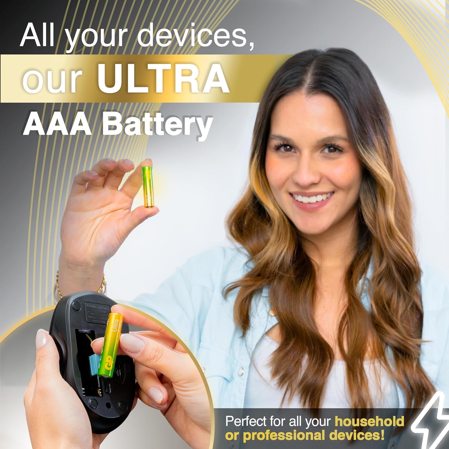GP 24AU-U2 Ultra bateria alkaliczna AAA/LR03 (1,5 V, opakowanie 2 szt.) blister