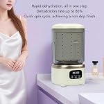 Portable Washing Machine, 2L Mini Underwear Washing Machine, Rechargeable Cordless Small Spin Dry Laundry Washer for Socks Travel RV Apartment Hotel Dorm (Beige)