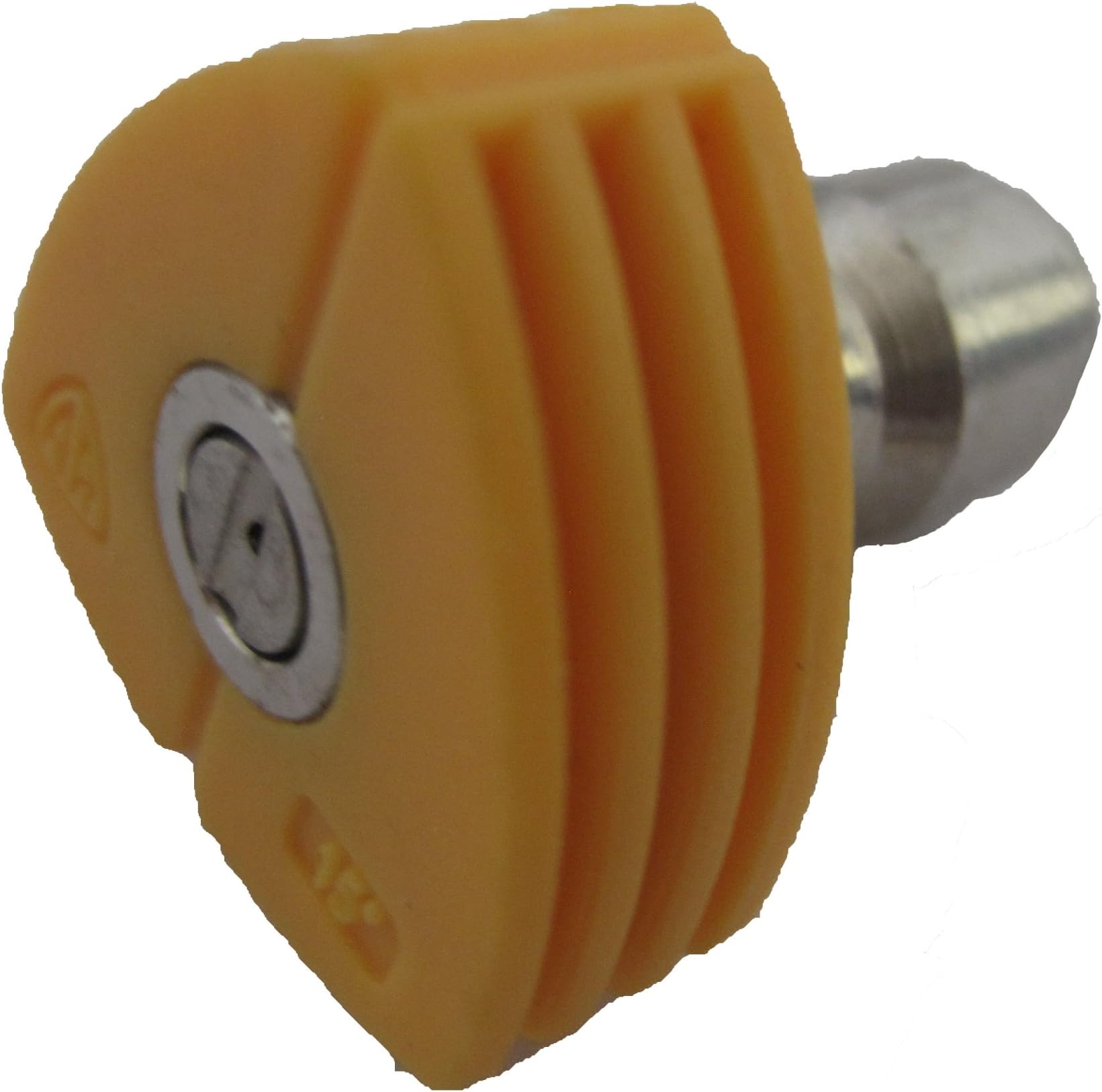 Pressure Washer Sprayer Nozzle Tip 1/4" Size 6.0, Yellow 15 Degree Stainless Steel for 3000l Psi, 3500 Psi, 4000 Psi, 4500 Psi Pressure Washer