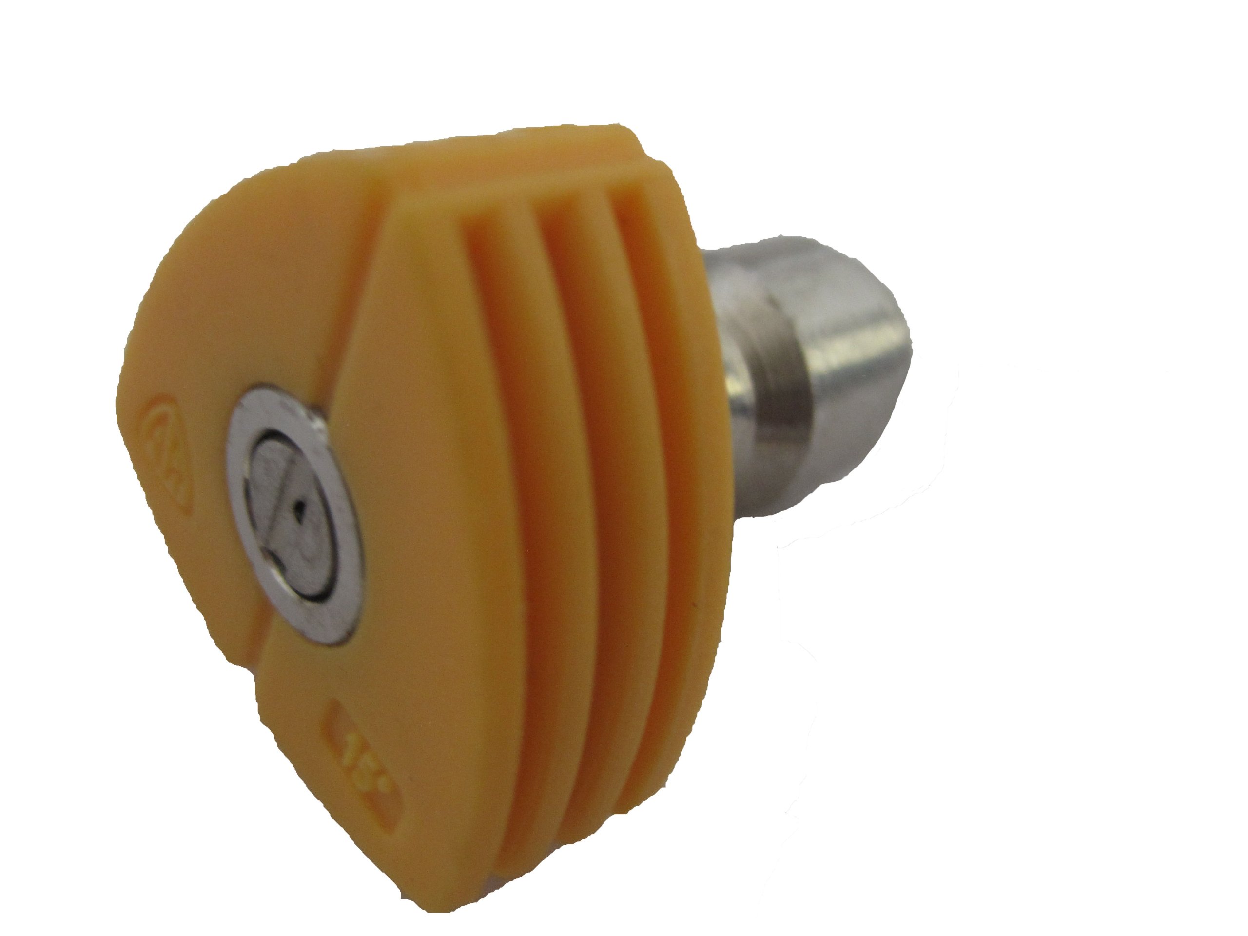 Pressure Washer Sprayer Nozzle Tip 1/4" Size 6.0, Yellow 15 Degree Stainless Steel for 3000l Psi, 3500 Psi, 4000 Psi, 4500 Psi Pressure Washer