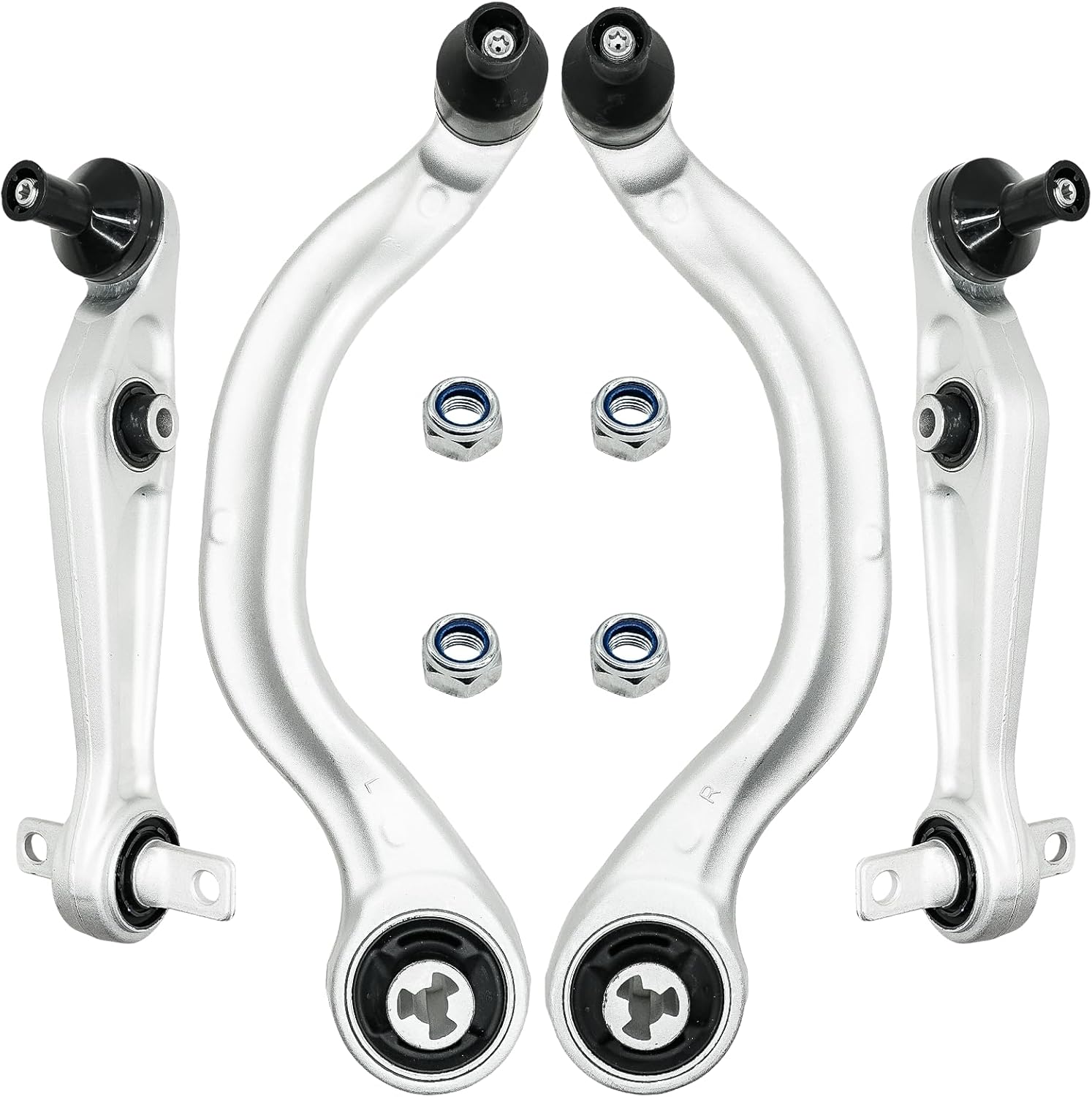 Front Lower Control Arm Fits for Tesla Model 3 2017-2021,Replacement for 104434100D 104435100C 104435400A 4Pcs with Ball Joint