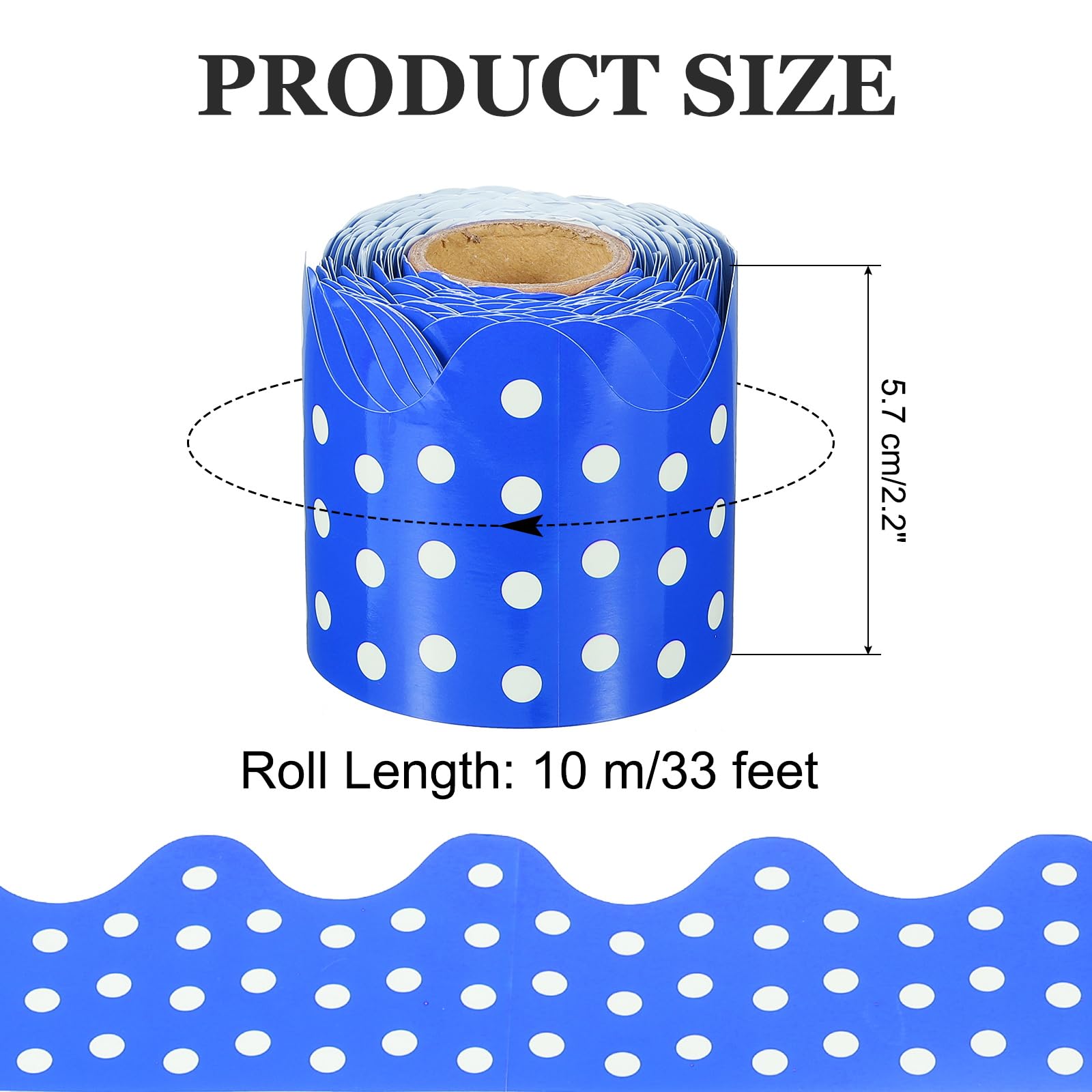 PATIKIL Dots Bulletin Board Border - Image 2