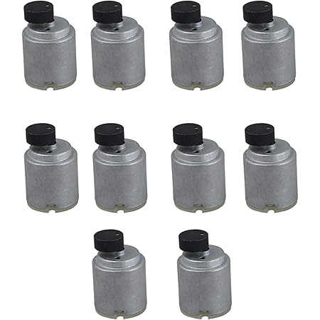 BQLZR 10pcs Motor de Vibración DC3-6V Potente Pequeño Motor Eléctrico Micro Vibrador Motor