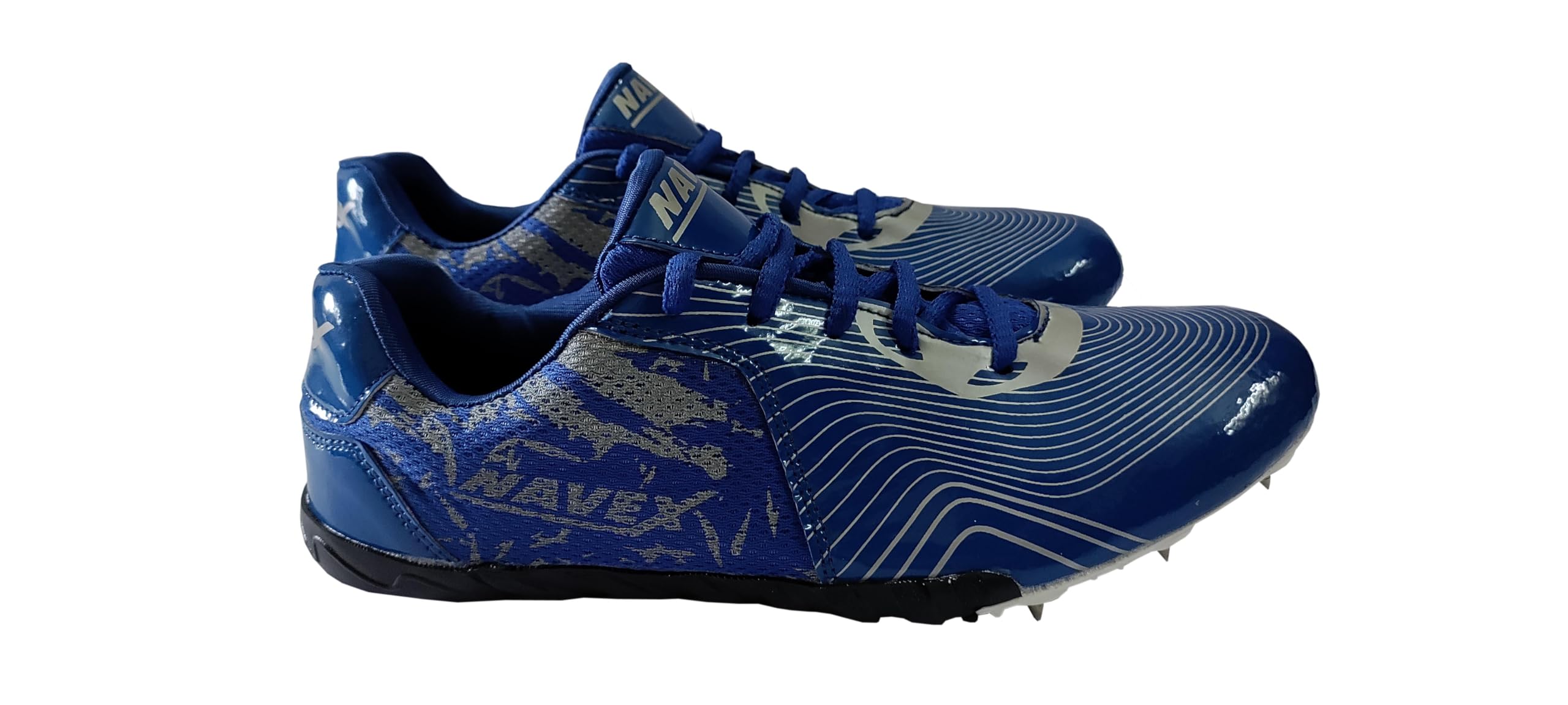 ASHWAN SPORTS Spike Shoes for Running ll ATHELATIC ll Training II (Blue, UK Footwear Size System, Adult, Men, Numeric, Medium, 9) 3