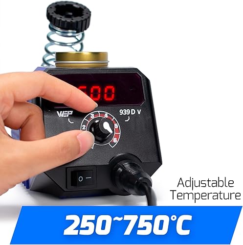 Miniatura 2 de WEP 939D-V Wood Burning Kit 250-750℃/482-1382℉Adjustable Wood Burning Tool with Detachable Pen, 20 Wood burner Tips, WoodBurning Pen Holder Suitable