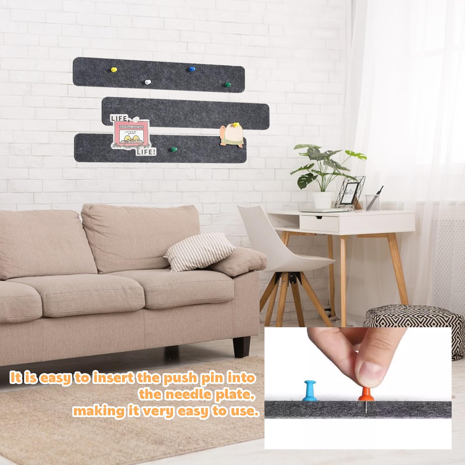 Bacheca In Feltro Blu Danieli 120x90 Cm - Con Cornice Alluminio Per Foto, Avvisi E Memo