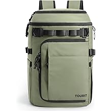 TOURIT 38 Cans Backpack Cooler: Leak Proof Waterproof 2 Insulated Compartments Soft Cooler Bag Beach Travel Camping Picnic, Sports Fan Coolers
