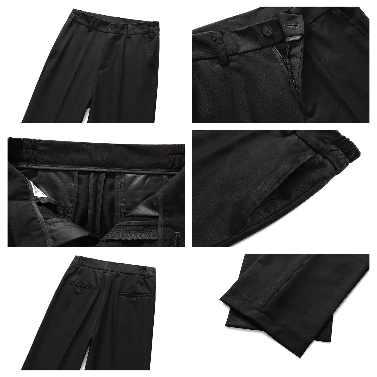 Chłopięcy 3-częściowy komplet slim fit, formalny strój dziecięcy z marynarką, kamizelką i spodniami, odzież Pageboy na wesele, bierzmowanie, chrzest i specjalne okazje