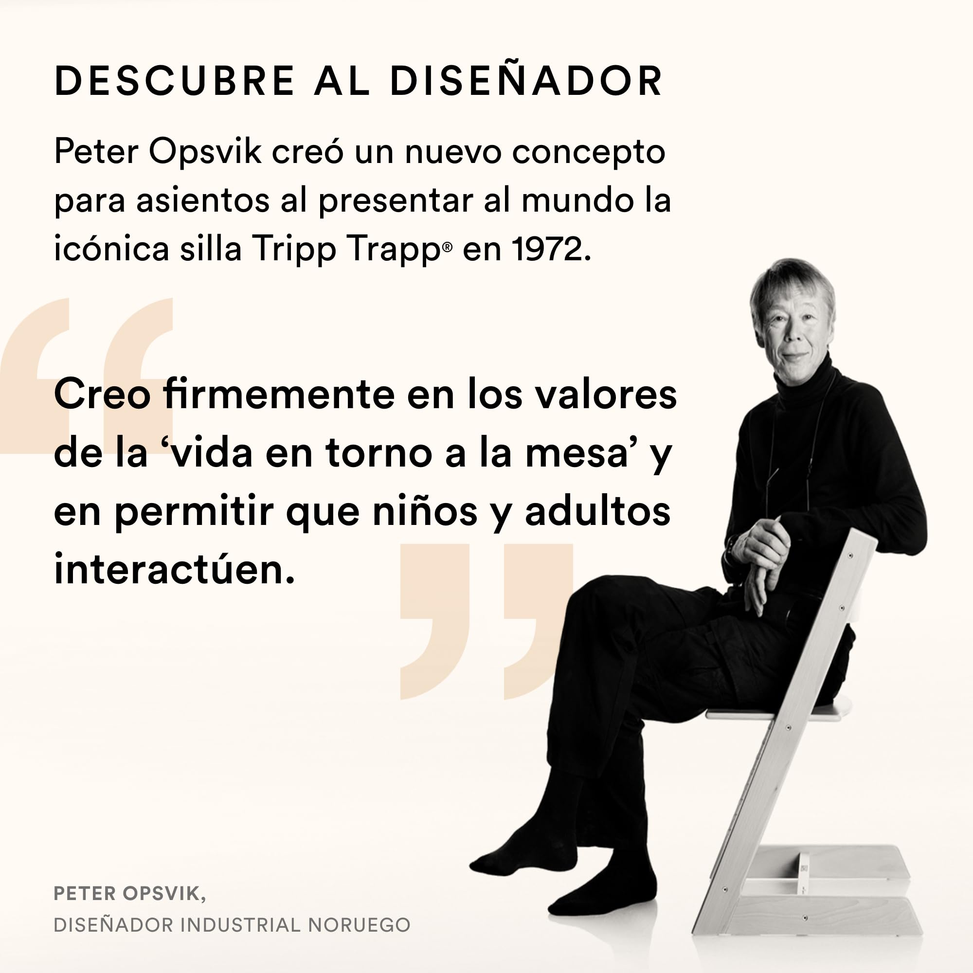 Tripp Trapp Cojín Clásico, Almas - A Juego con la Silla Tripp Trapp y la Trona para Mayor Apoyo y Comodidad - Lavable a máquina - para Todo Tipo de Sillas Tripp Trapp