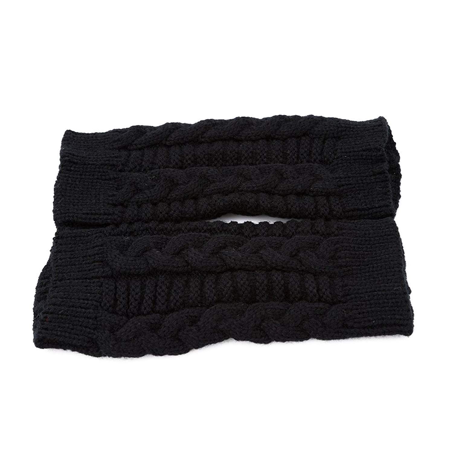 Unisex-Dorosłe Rękawiczki Dzianinowe Rękawiczki Zimowe Ocieplacze Na Ręce Solidne Damskie Proste Efektowne Kolory Outdoor Winter Warm Rękawiczki Bez Palców/Colour/8#